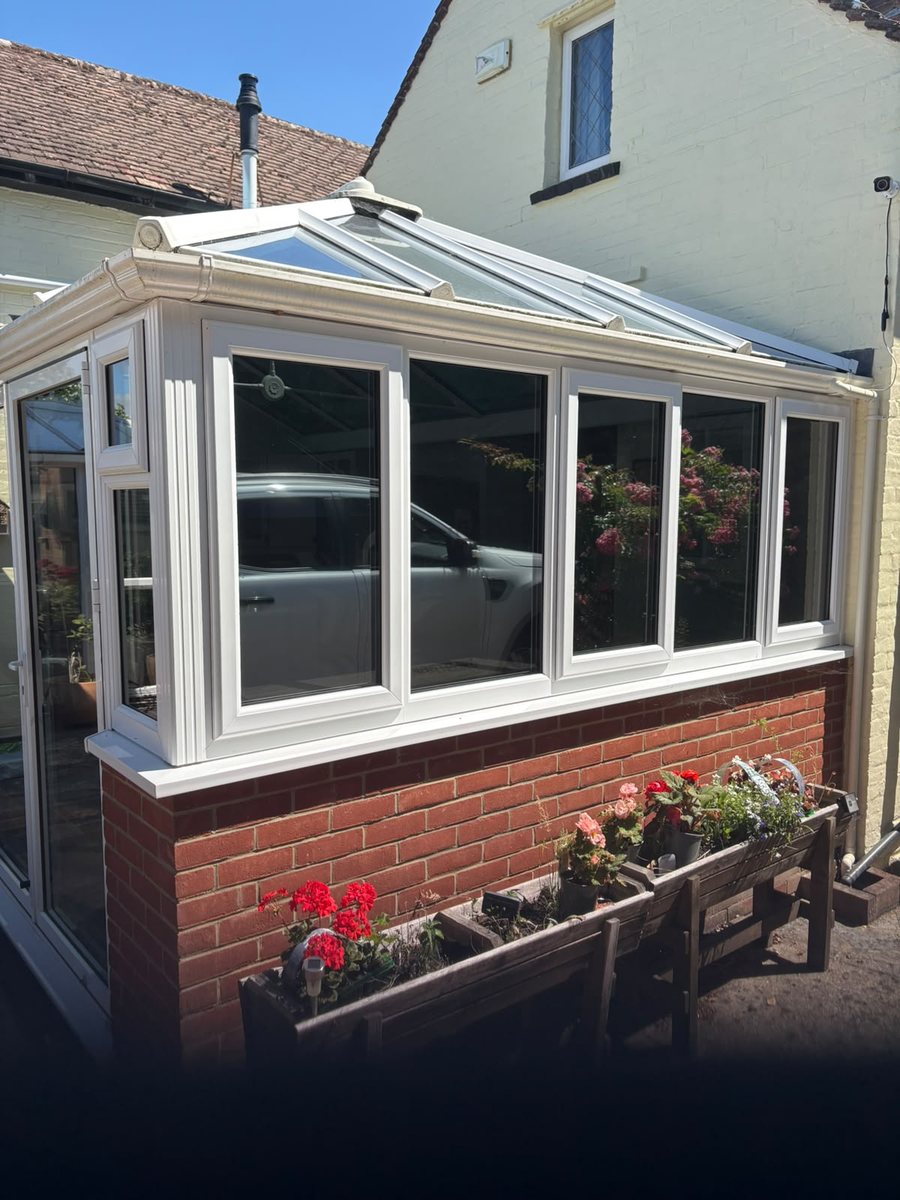 Conservatory and orangery solar window film installation in Bexhill-on-Sea by Southpoint Window Films