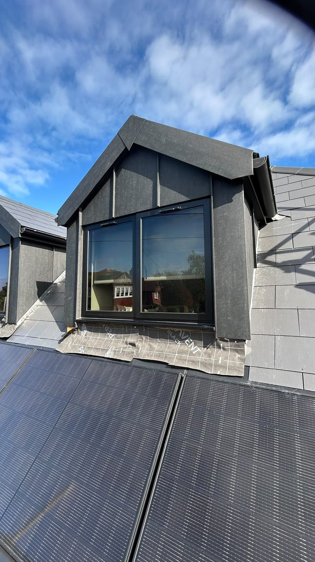 3M Prestige 40 solar window film fitted to first-floor bedroom windows at a home in Epsom, Surrey, by Southpoint Window Films